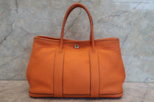 Load image into Gallery viewer, HERMES GARDEN PARTY TPM Negonda leather Orange □M Engraving Tote bag 700120175

