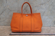Load image into Gallery viewer, HERMES GARDEN PARTY TPM Negonda leather Orange □M Engraving Tote bag 700120175
