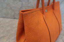 Load image into Gallery viewer, HERMES GARDEN PARTY TPM Negonda leather Orange □M Engraving Tote bag 700120175
