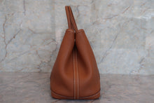 將圖片載入圖庫檢視器 HERMES／エルメス ガーデンパーティＴＰＭ ネゴンダ ゴールド □N刻印 トートバッグ 700060207

