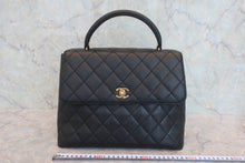 将图片加载到图库查看器，CHANEL/香奈儿 CF 梯形 手提包 荔枝皮 Black/Gold hadware(黑色/金色金属) 手提包 800060073

