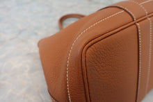 將圖片載入圖庫檢視器 HERMES／エルメス ガーデンパーティＴＰＭ ネゴンダ ゴールド □N刻印 トートバッグ 700060207

