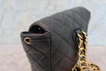 Load image into Gallery viewer, CHANEL Matelasse chain back pack Lambskin Black/Gold hadware Back pack 700090181

