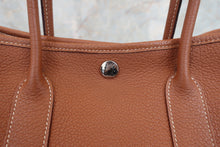 將圖片載入圖庫檢視器 HERMES／エルメス ガーデンパーティＴＰＭ ネゴンダ ゴールド □N刻印 トートバッグ 700060207
