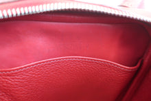 将图片加载到图库查看器，HERMES LINDY 30 Clemence leather Rouge garance □K刻印 Shoulder bag 600110077
