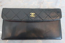 將圖片載入圖庫檢視器 CHANEL/シャネル マトラッセシングルフラップチェーンショルダーバッグ ラムスキン ブラック/ゴールド金具 ショルダーバッグ 600080004
