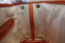 Load image into Gallery viewer, HERMES GARDEN PARTY TPM Negonda leather Orange □M Engraving Tote bag 700120175
