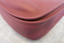 将图片加载到图库查看器，HERMES  EVELYNE 3PM Clemence leather Bois de rose Shoulder bag 700010022
