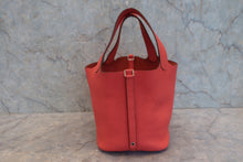 画像をギャラリービューアに読み込む, HERMES／エルメス ピコタンロックＭＭ トリヨンクレマンス ローズジャイプール □R刻印 ハンドバッグ 800010216
