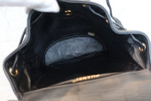 Load image into Gallery viewer, CHANEL Matelasse chain back pack Lambskin Black/Gold hadware Back pack 700090181
