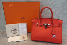 画像をギャラリービューアに読み込む, HERMES／エルメス バーキン30 トリヨンクレマンス カプシーヌ □P刻印 ハンドバッグ 700110075
