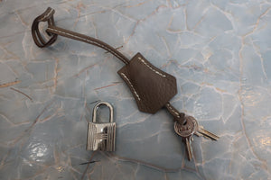 HERMES／エルメス バーキン35 トリヨンクレマンス エトゥープ □O刻印 ハンドバッグ 700060122