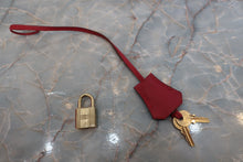 Load image into Gallery viewer, HERMES BIRKIN 30 Graine Couchevel leather Rouge vif 〇X Engraving Hand bag 500100252
