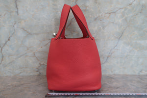 HERMES／エルメス ピコタンロックＰＭ トリヨンクレマンス ブーゲンビリア □O刻印 ハンドバッグ 700080226
