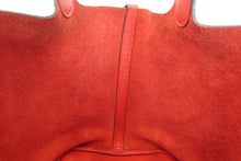 将图片加载到图库查看器，HERMES PICOTIN LOCK MM Clemence leather Rouge tomate A刻印 Hand bag 600090251
