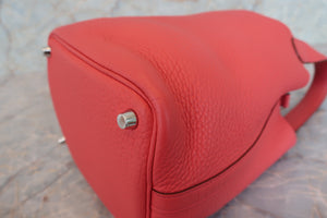 HERMES／エルメス ピコタンロックＰＭ トリヨンクレマンス ブーゲンビリア □O刻印 ハンドバッグ 700080226