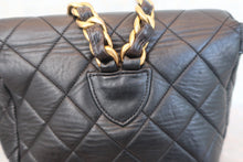 Load image into Gallery viewer, CHANEL Matelasse chain back pack Lambskin Black/Gold hadware Back pack 600090015
