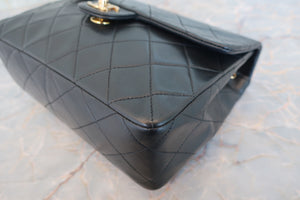 CHANEL/シャネル ミニマトラッセシングルフラップチェーンショルダーバッグ ラムスキン ブラック/ゴールド金具 ショルダーバッグ 700070218