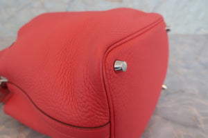HERMES／エルメス ピコタンロックＰＭ トリヨンクレマンス ブーゲンビリア □O刻印 ハンドバッグ 700080226
