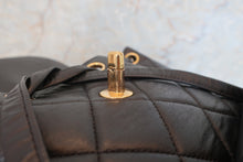 Load image into Gallery viewer, CHANEL Matelasse chain back pack Lambskin Black/Gold hadware Back pack 600090015
