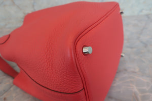 HERMES／エルメス ピコタンロックＰＭ トリヨンクレマンス ブーゲンビリア □O刻印 ハンドバッグ 700080226