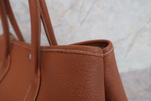 将图片加载到图库查看器，HERMES GARDEN PARTY PM Negonda leather Gold □K刻印 Tote bag 600100038
