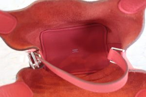 HERMES／エルメス ピコタンロックＰＭ トリヨンクレマンス ブーゲンビリア □O刻印 ハンドバッグ 700080226