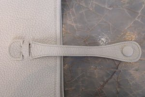 HERMES  EVELYNE 2PM Clemence leather White Shoulder bag 700010070