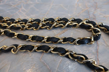 Load image into Gallery viewer, CHANEL Matelasse chain shoulder bag Lambskin Navy/Gold hadware Shoulder bag 700100042
