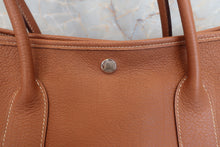 将图片加载到图库查看器，HERMES GARDEN PARTY PM Negonda leather Gold □K刻印 Tote bag 600100038
