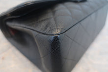 Load image into Gallery viewer, CHANEL Medium Matelasse double flap double chain shoulder bag Caviar skin Caviar skin Black/Gold hadware Shoulder bag 700120198

