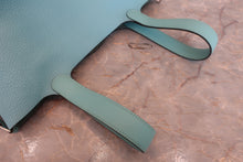 Load image into Gallery viewer, HERMES PICOTIN LOCK TOUCH MM Clemence leather/Swift leather Blue atoll T Engraving Hand bag 800060083
