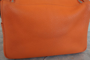 HERMES／エルメス リンディ30 トリヨンクレマンス オレンジ □P刻印 ショルダーバッグ 700070238