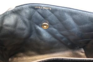 CHANEL Matelasse trapezoid hand bag Caviar skin Black/Gold hadware Hand bag 700100039