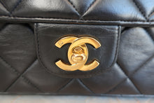 将图片加载到图库查看器，CHANEL/香奈儿 CF 链条包 羊皮 Navy/Gold hadware(藏蓝色/金色金属) 肩背包 700010109
