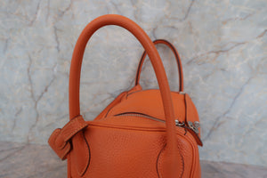 HERMES／エルメス リンディ30 トリヨンクレマンス オレンジ □P刻印 ショルダーバッグ 700070238