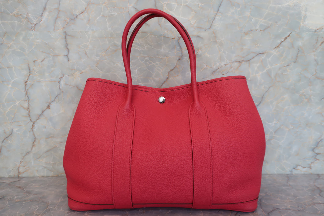 HERMES／エルメス ガーデンパーティPM ネゴンダ ブーゲンビリア T刻印 トートバッグ 700110090