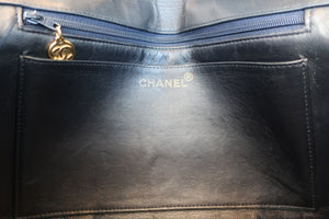 CHANEL/香奈儿 CF 链条包 羊皮 Navy/Gold hadware(藏蓝色/金色金属) 肩背包 700010109