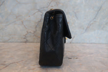 Load image into Gallery viewer, CHANEL Mini Matelasse single flap chain shoulder bag Lambskin Black/Gold hadware Shoulder bag 700120191
