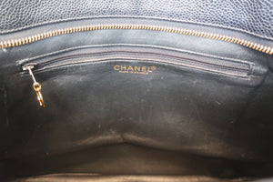 CHANEL/シャネル 復刻トート キャビアスキン ブラック/ゴールド金具 トートバッグ 600110184