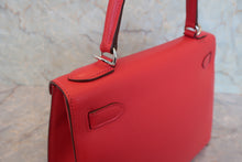 将图片加载到图库查看器，HERMES KELLY 28 Epsom leather Bougainvillier □N刻印 Hand bag 800010201
