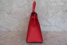将图片加载到图库查看器，HERMES KELLY 28 Epsom leather Bougainvillier □N刻印 Hand bag 800010201

