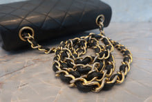 Load image into Gallery viewer, CHANEL Mini Matelasse single flap chain shoulder bag Lambskin Black/Gold hadware Shoulder bag 700120191
