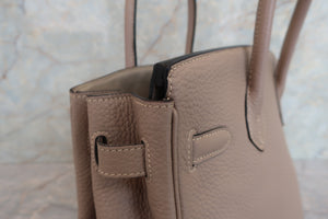HERMES／エルメス バーキン30 トリヨンクレマンス トゥルティエールグレー □M刻印 ハンドバッグ 700040219