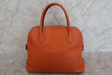 将图片加载到图库查看器，HERMES／BOLIDE 31 Clemence leather Orange □K刻印 Shoulder bag 500100292
