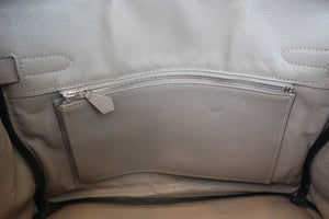 HERMES／エルメス バーキン30 トリヨンクレマンス トゥルティエールグレー □M刻印 ハンドバッグ 700040219