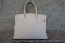 画像をギャラリービューアに読み込む, HERMES／エルメス バーキン30 トリヨンクレマンス ホワイト □M刻印 ハンドバッグ 700110076
