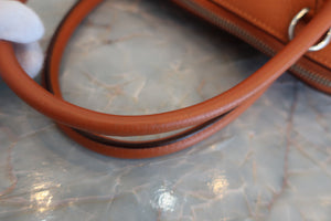 HERMES／BOLIDE 31 Clemence leather Orange □K刻印 Shoulder bag 500100292