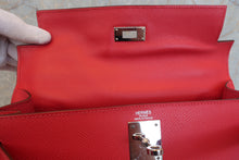 将图片加载到图库查看器，HERMES KELLY 28 Epsom leather Bougainvillier □N刻印 Hand bag 800010201

