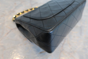 CHANEL Mini Matelasse single flap chain shoulder bag Lambskin Black/Gold hadware Shoulder bag 700100064